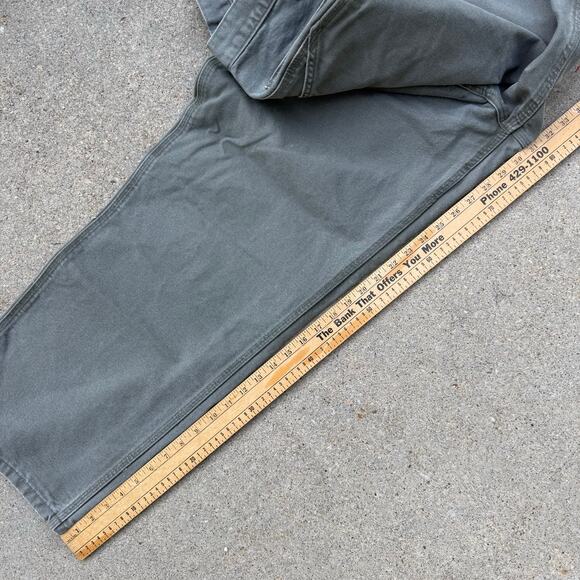 Carhartt 42x32 Duck Canvas Dungaree Fit B11-MOS Carpenter Work Pants 100% Cotton - Picture 8 of 8